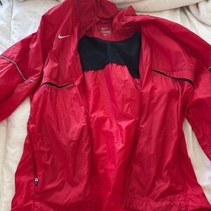 Nike Red Ski Snow Jacket Glossy Finish